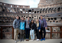 students in Rome