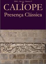 cover of Brazilian journal Calíope