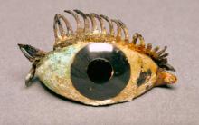 Image of an eye in 3D artwork