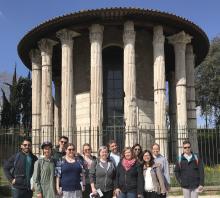 UW Students in Rome