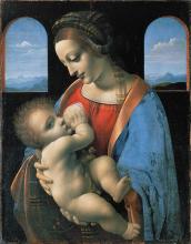 Leonardo da Vinci (attr.) Madonna Litta