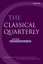 cover of Classical Quarterly