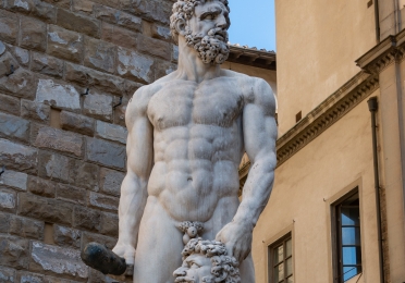 Hercules and Cacus statue by Baccio  Bandinelli 