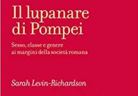 book cover of Il lupanare di Pompeii, including erotic painting from Pompeii