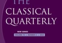 cover of Classical Quarterly