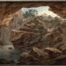 View looking out from a cave, a print by Edward Dodwell 